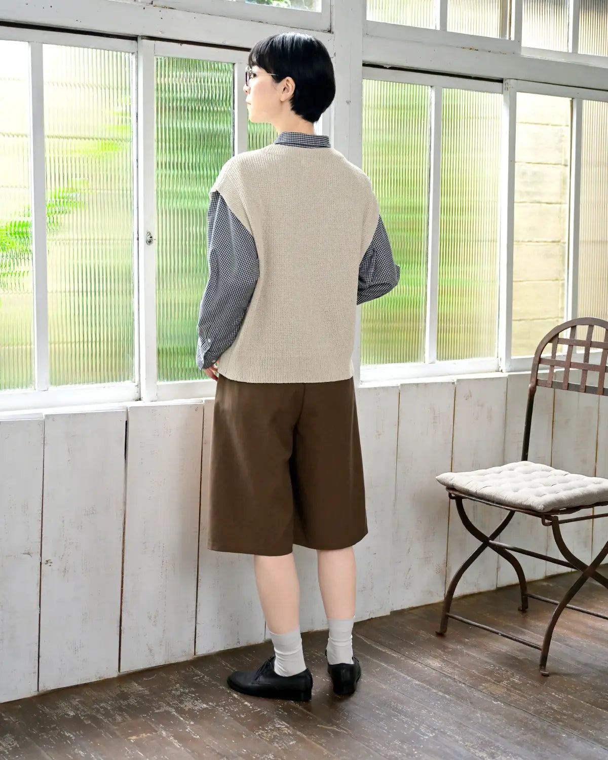 モデル身長：169cm#カラー_01 エクリュ