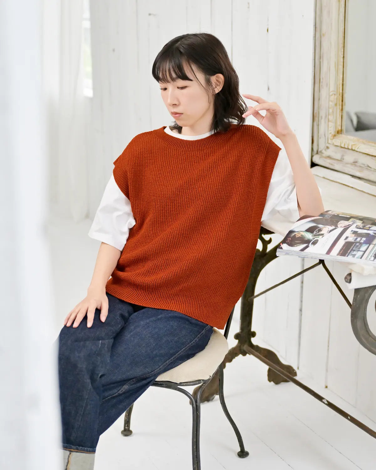 モデル身長：165cm#カラー_02 テラコッタ