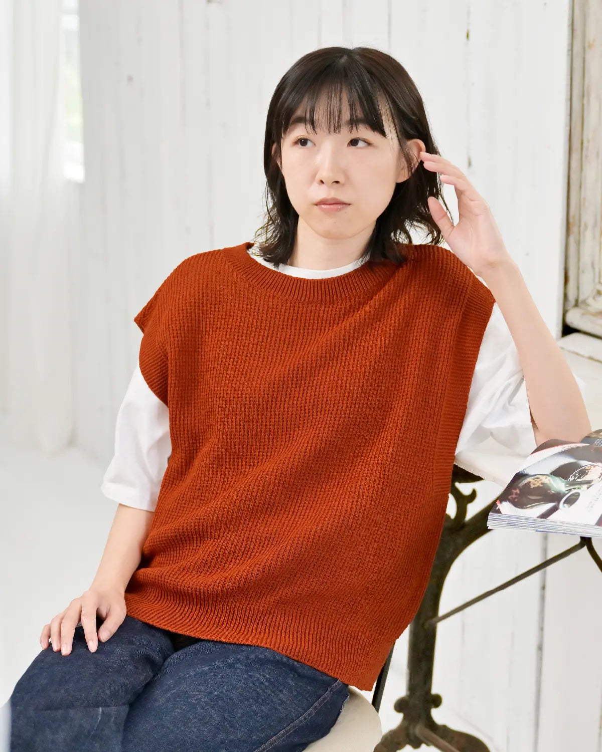 モデル身長：165cm#カラー_02 テラコッタ