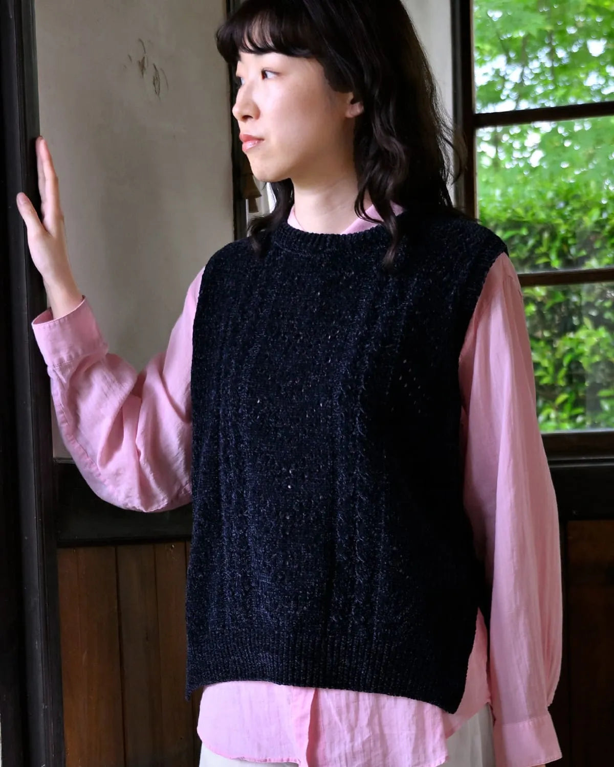 モデル身長：165cm#カラー_01 ネイビー