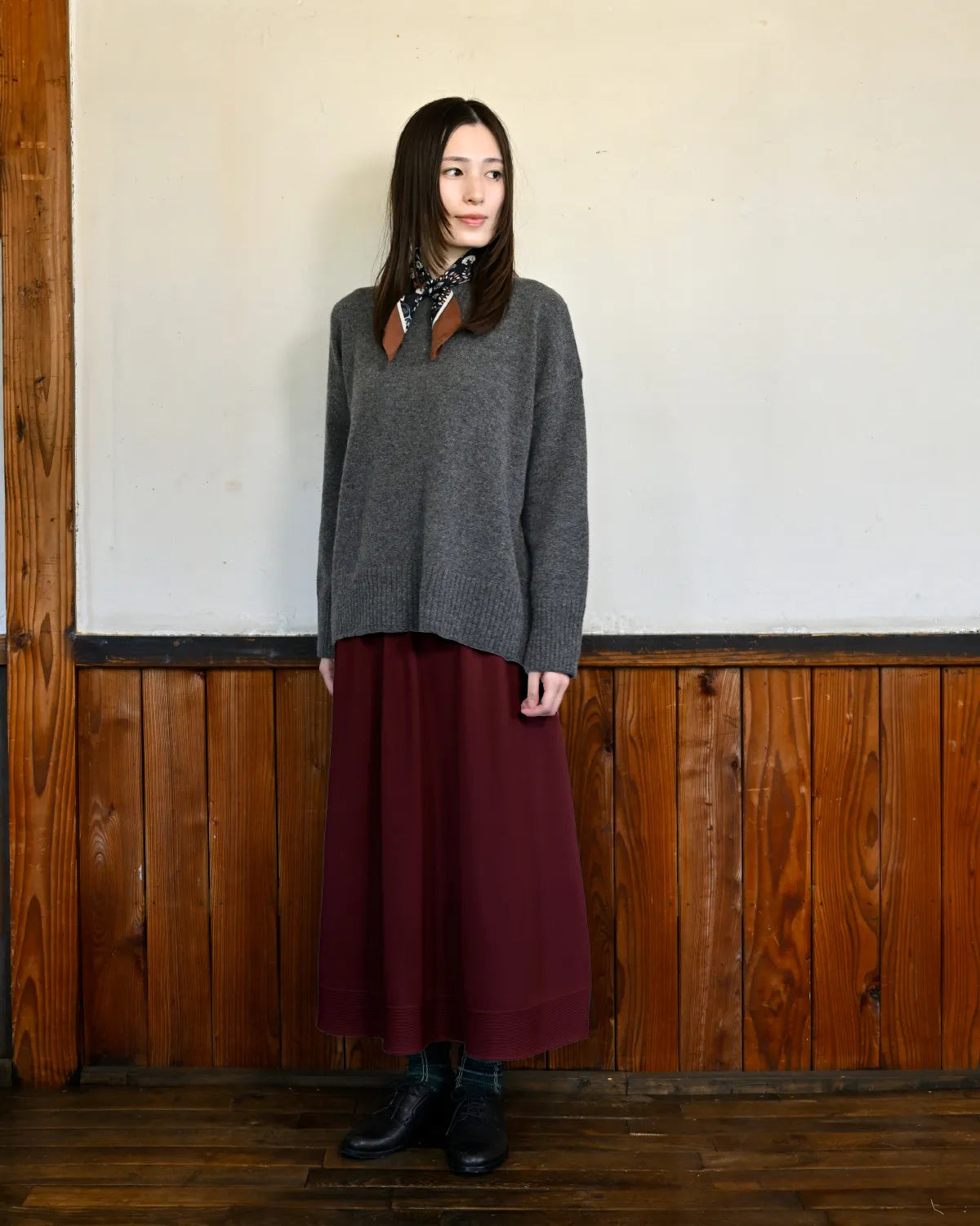 モデル身長：163cm#カラー_04 グレー