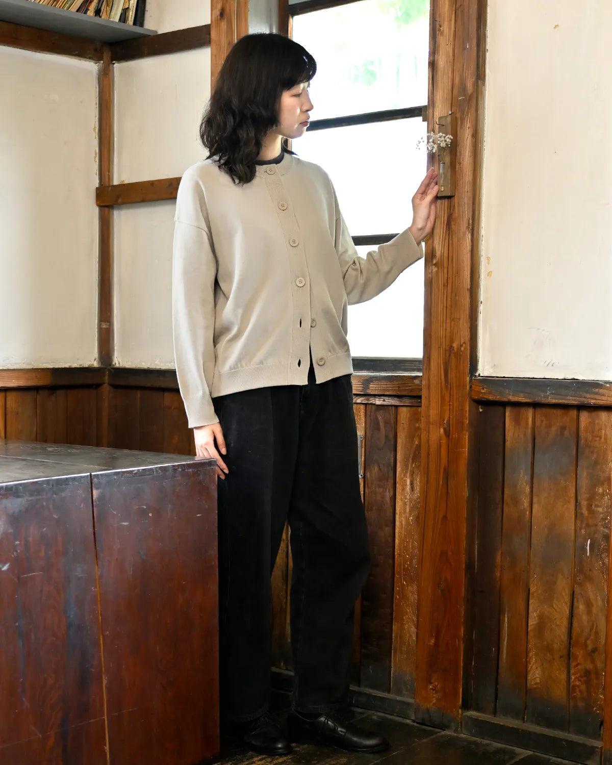 モデル身長：165cm#カラー_01 エクリュ