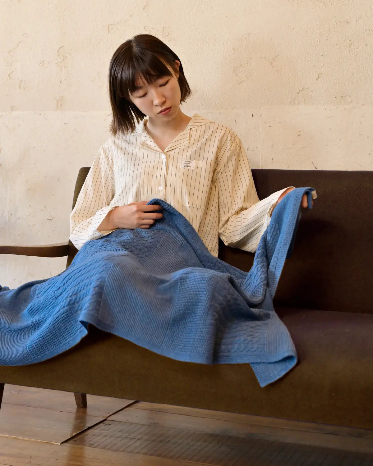 モデル身長：165cm#カラー_01 オールドブルー