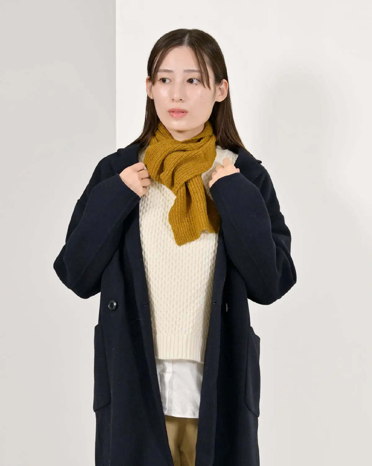 モデル身長：163cm#カラー_16 ブロンズイエロー