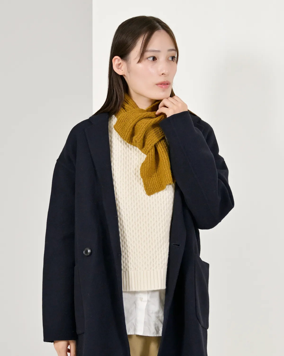 モデル身長：163cm#カラー_16 ブロンズイエロー