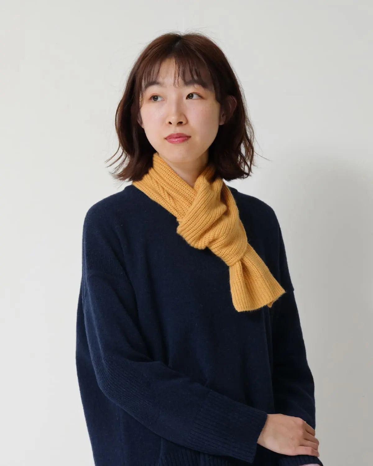 モデル身長：165cm#カラー_05 サフランイエロー