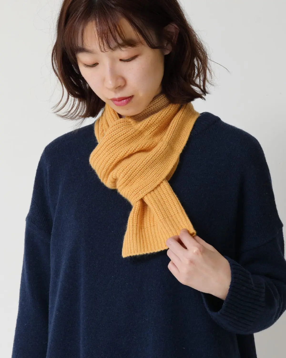 モデル身長：165cm#カラー_05 サフランイエロー