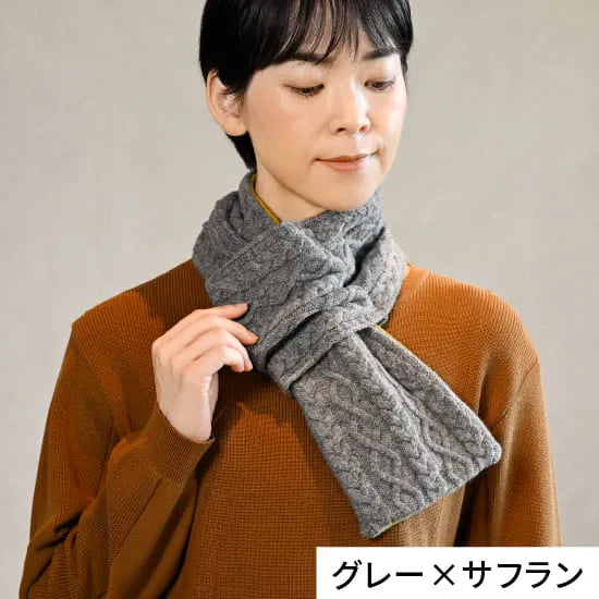 モデル身長：169cm#カラー_03 グレー×サフラン