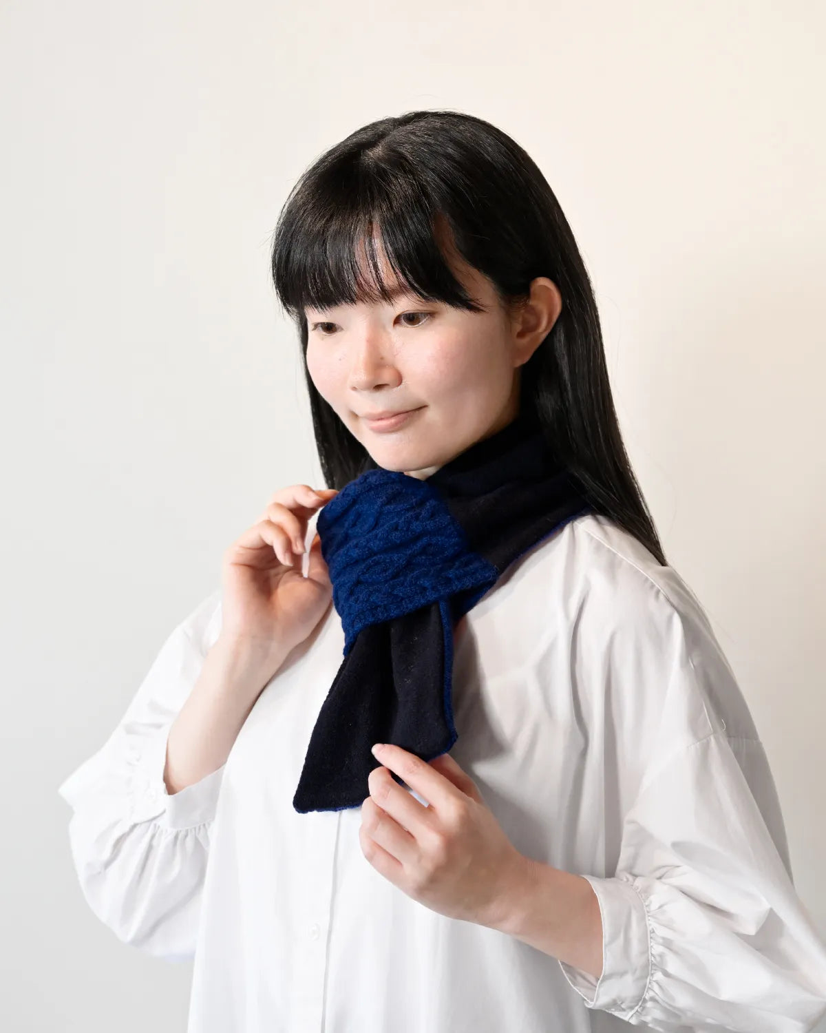 モデル身長：162cm#カラー_04 ネイビー×ブラック
