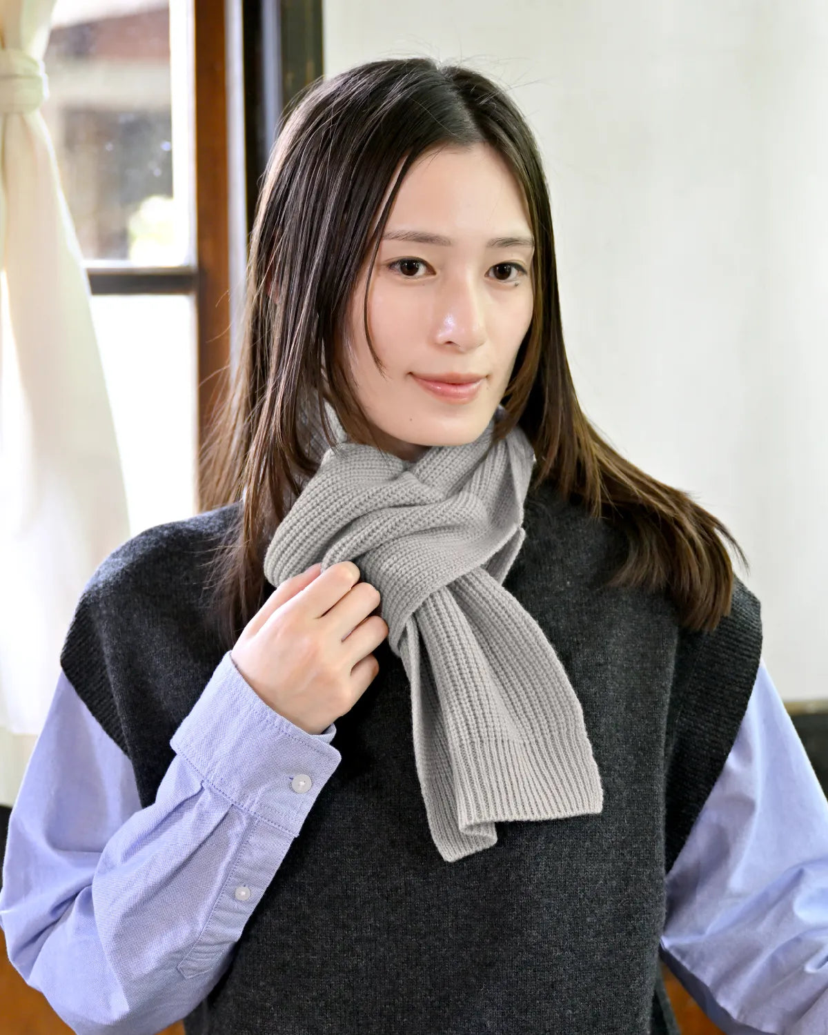 モデル身長：163cm#カラー_09 ペールグレー