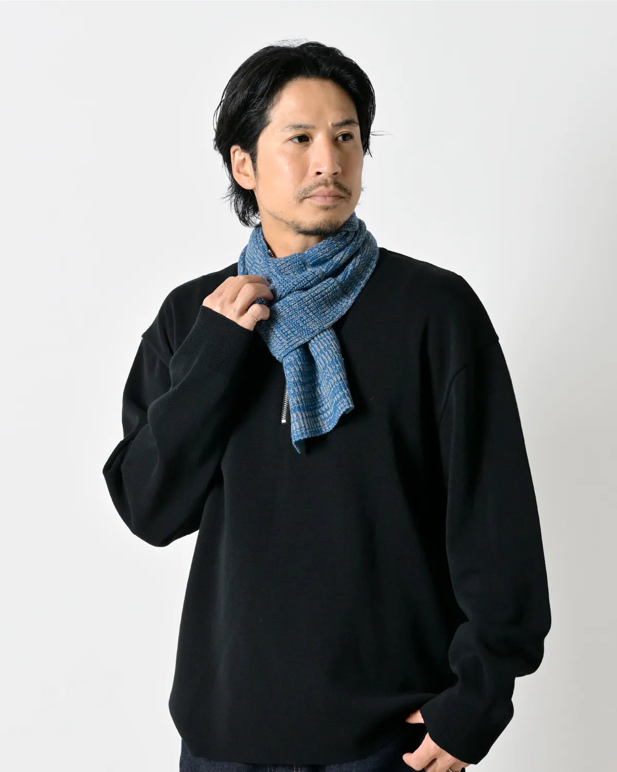 モデル身長：172cm#カラー_04 スモークブルー