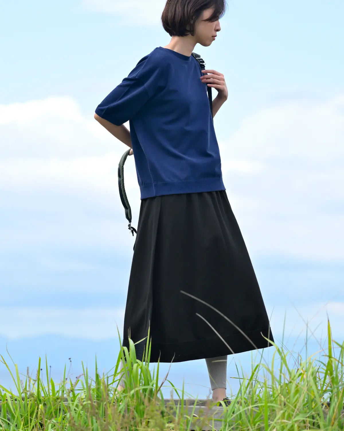 モデル身長：165cm#カラー_02 ブラック