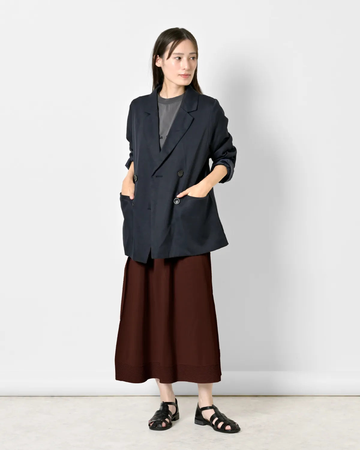 モデル身長：163cm#カラー_55 ブラウン