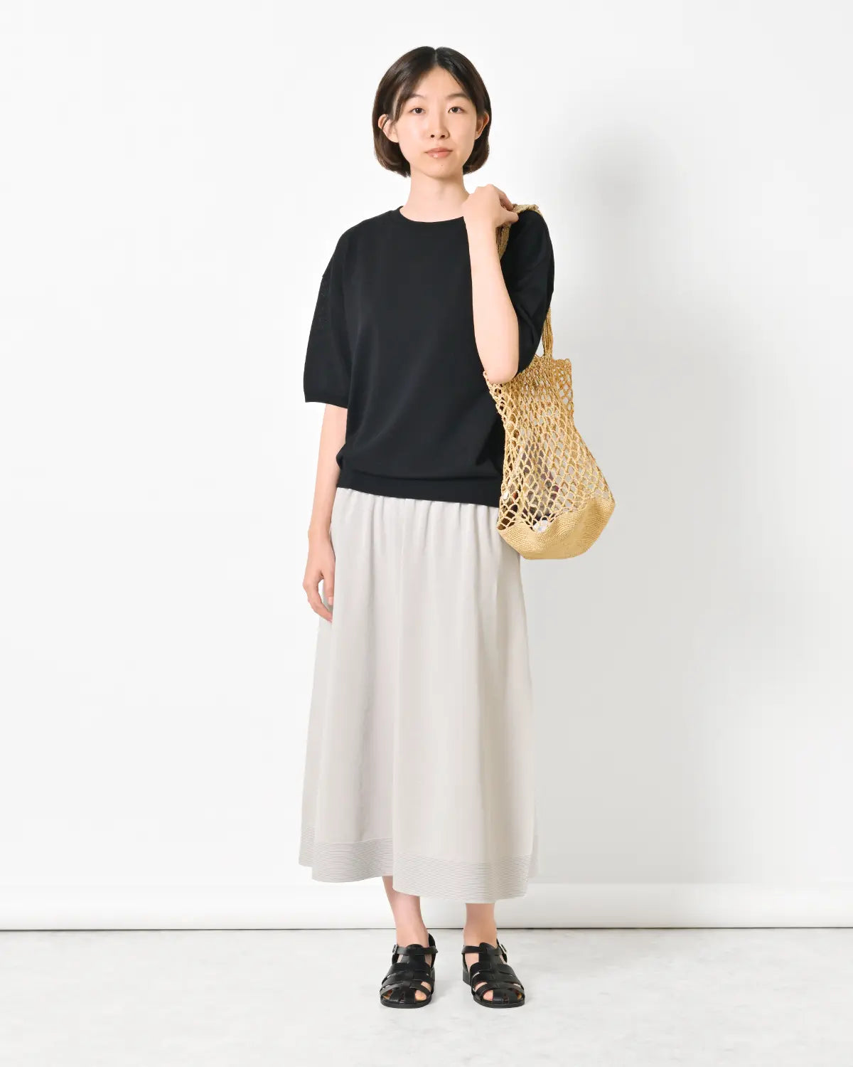 モデル身長：165cm#カラー_50 アイスベージュ