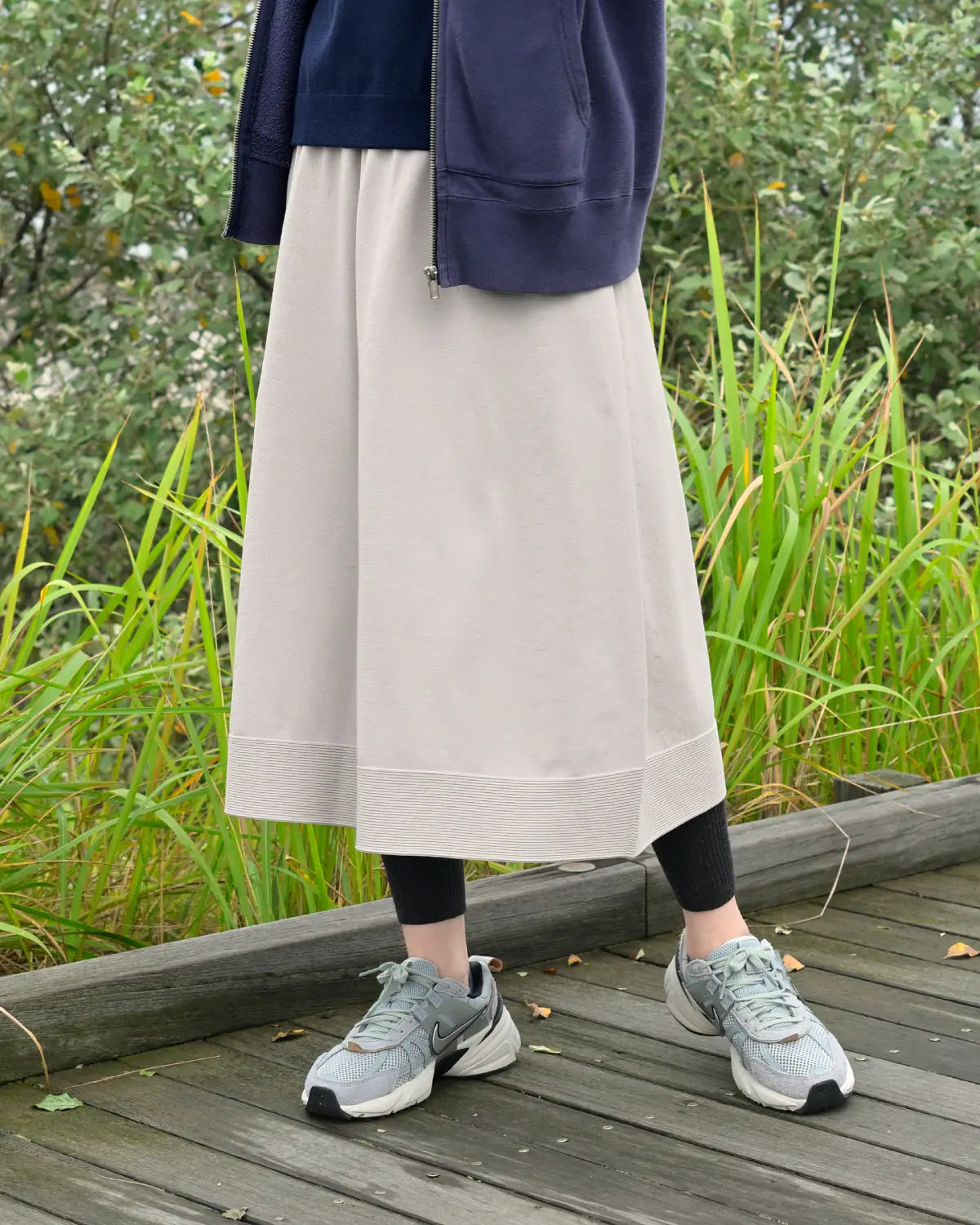 モデル身長：165cm#カラー_50 アイスベージュ