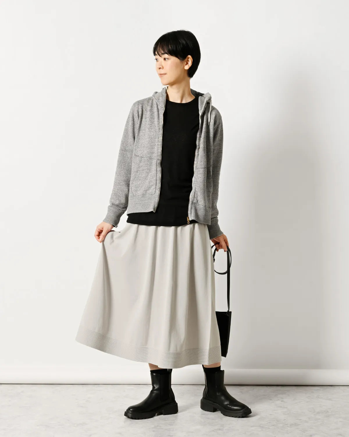 モデル身長：169cm#カラー_50 アイスベージュ