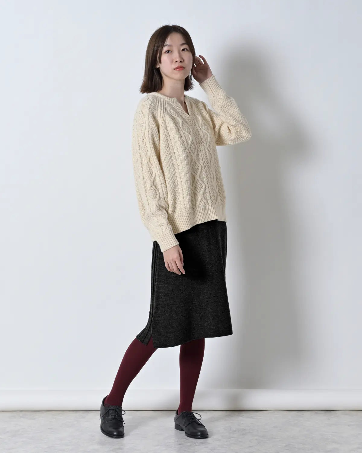 モデル身長：165cm#カラー_03 チャコール