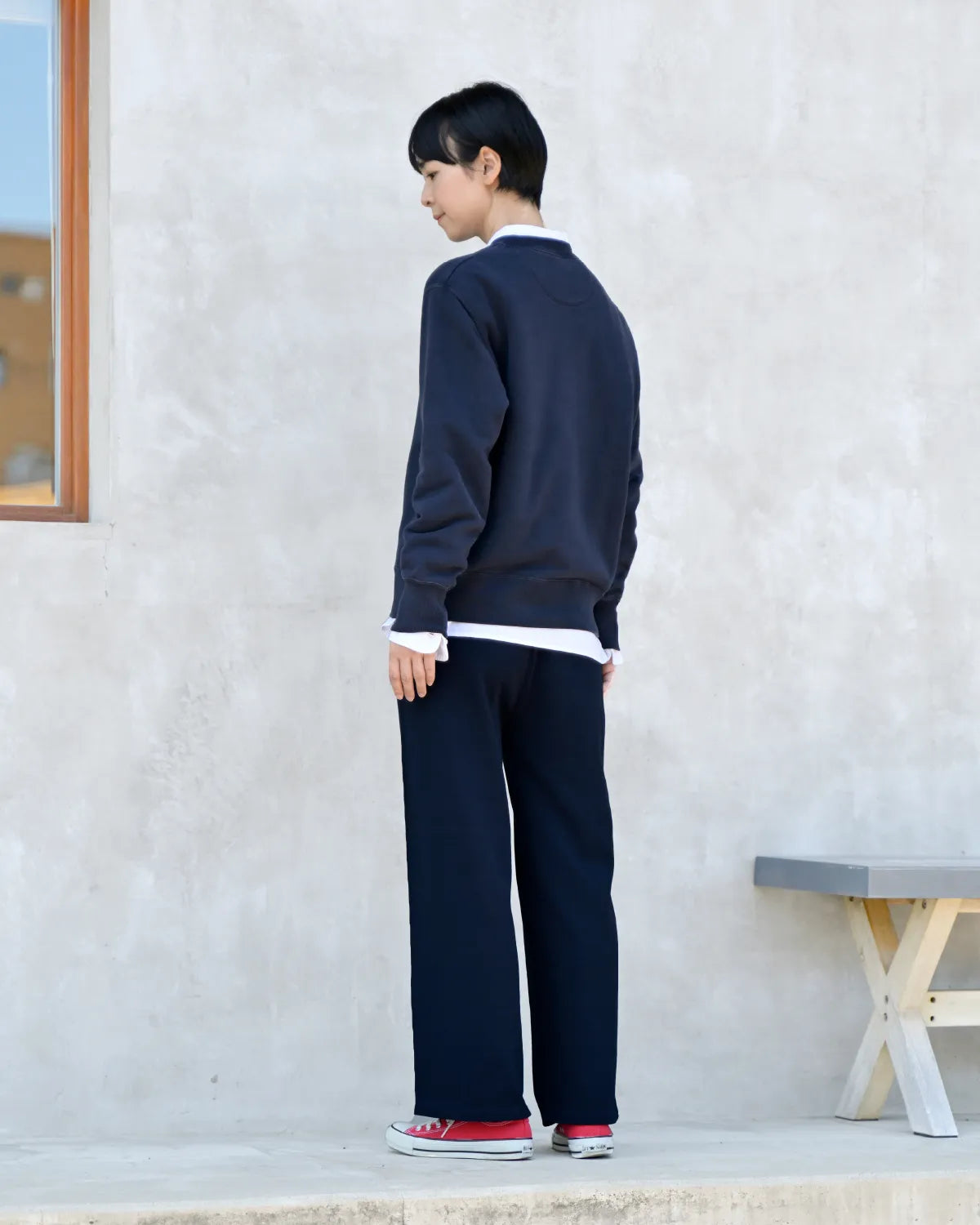 通常丈 モデル身長：169cm#カラー_01 ダークネイビー
