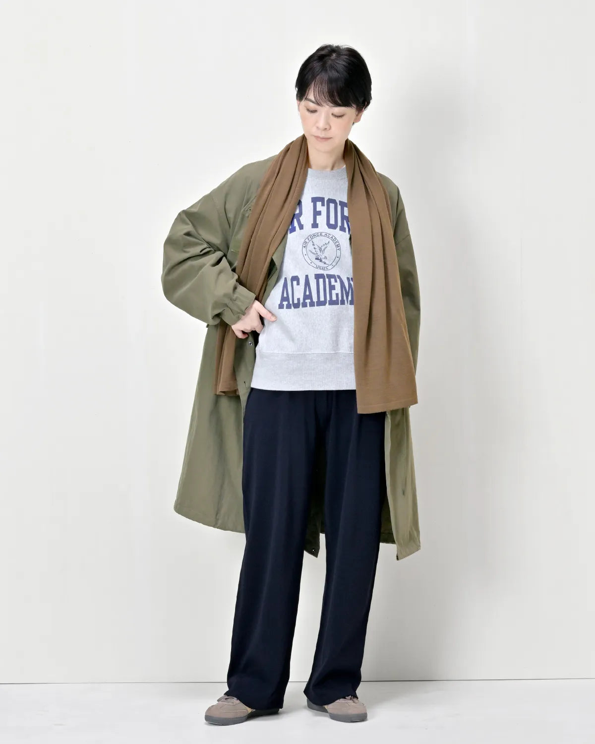 丈長め モデル身長：169cm#カラー_01 ダークネイビー