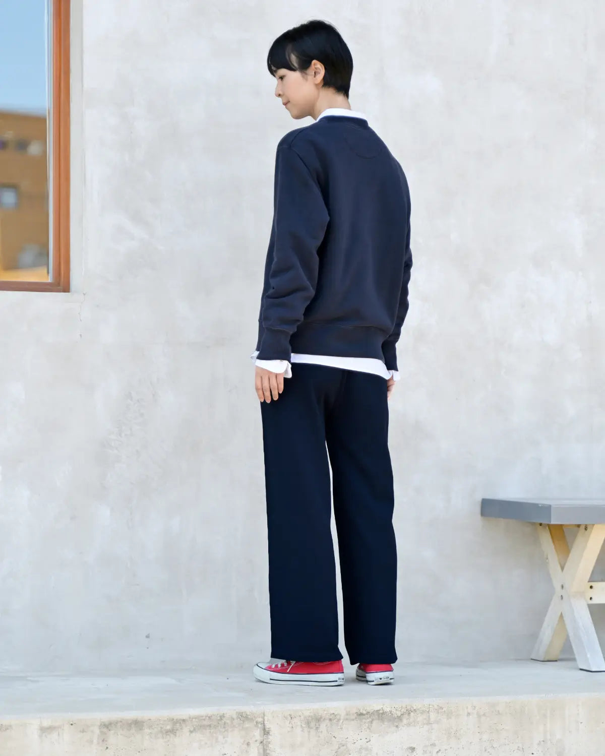 通常丈 モデル身長：169cm#カラー_01 ダークネイビー