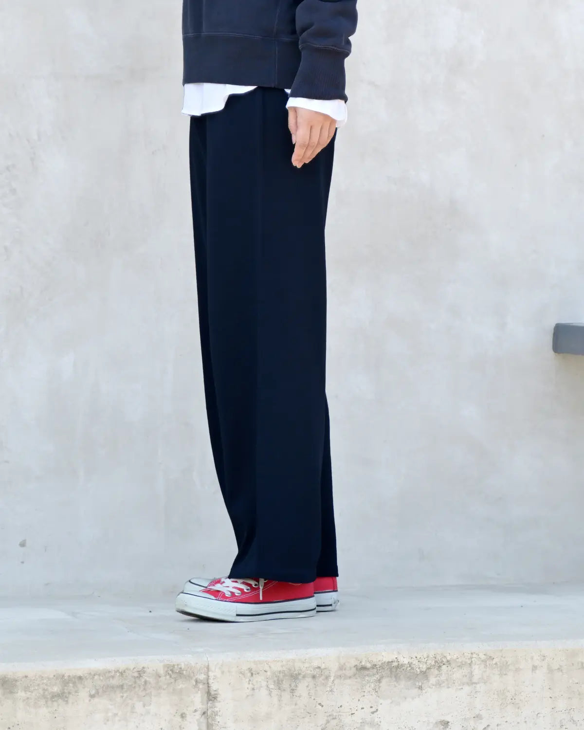 通常丈 モデル身長：169cm#カラー_01 ダークネイビー