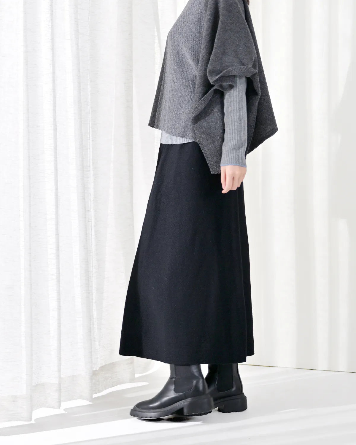 モデル身長：163cm#カラー_03 ブラック