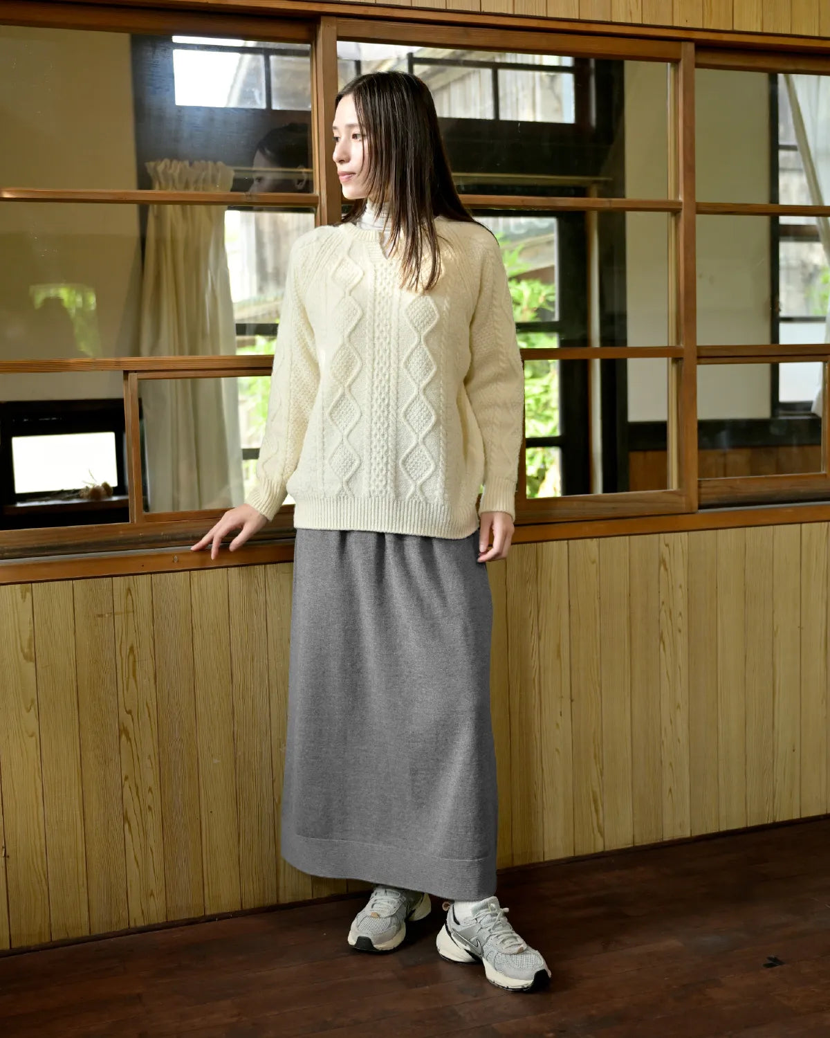 モデル身長：163cm#カラー_01 グレー