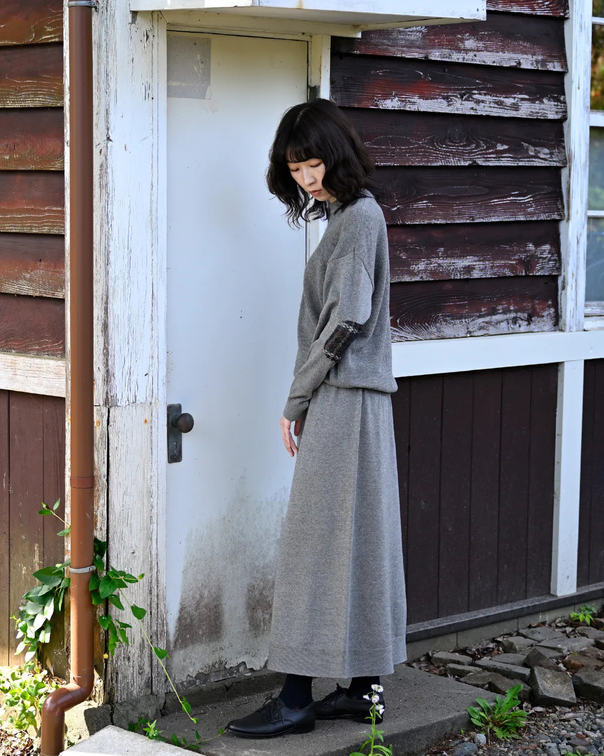 モデル身長：165cm#カラー_01 グレー