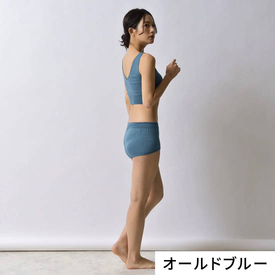Mサイズ モデル身長：167cm#カラー_04 オールドブルー