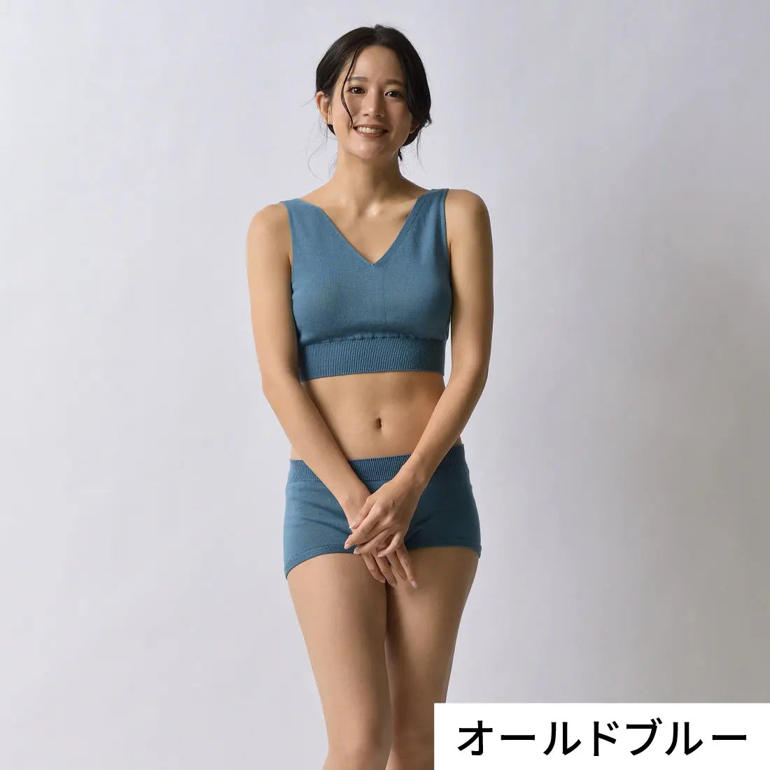 Mサイズ モデル身長：167cm#カラー_04 オールドブルー